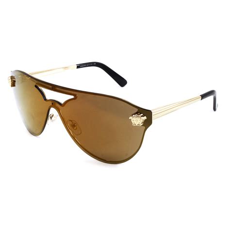 gold versace shades|authentic versace unisex sunglasses.